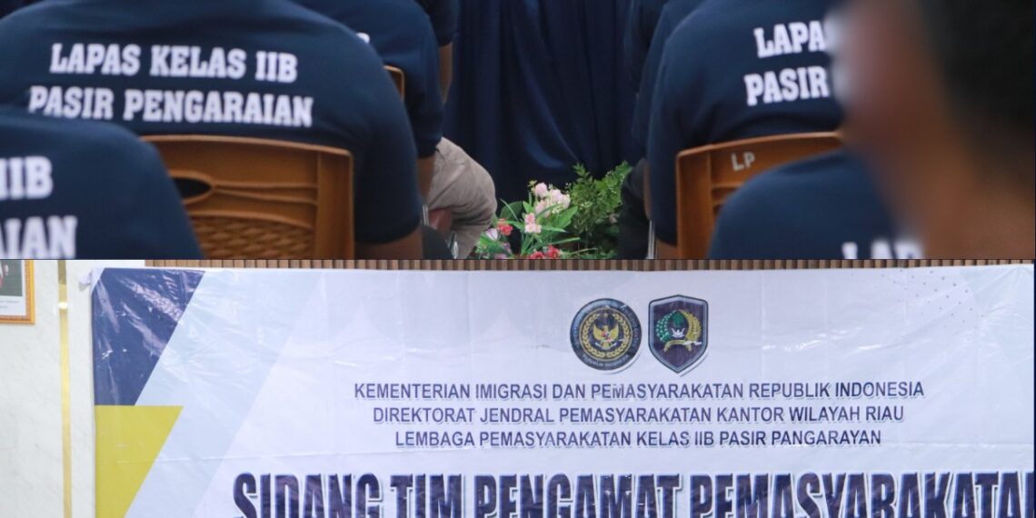 43 Warga Binaan Lapas Pasir Pangarayan Jalani Sidang TPP 