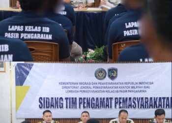 43 Warga Binaan Lapas Pasir Pangarayan Jalani Sidang TPP 