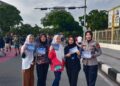 Polisi Menyapa di CFD Pekanbaru, Ditlantas Polda Riau Tebar Edukasi Keselamatan dan Semangat Green Policing