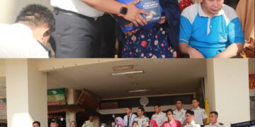 Wujud Kepedulian, Lapas Pasir Pangarayan Salurkan Bantuan Sosial kepada Masyarakat Sekitar