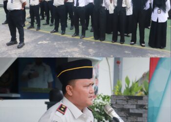 Lapas Pasir Pangarayan Gelar Apel Pagi Senin, Kalapas Tekankan Adaptasi Jabatan dan Komitmen Integritas