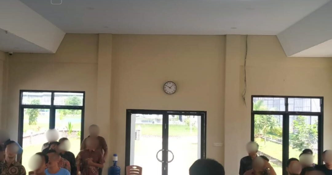 WBP Kristen Lapas Narkotika Rumbai Ikuti Ibadah di Gereja Lapas
