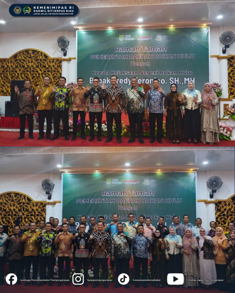 Kalapas Pasir Pangarayan Hadiri Kegiatan Ramah Tamah Bersama Kepala Kejaksaan Negeri Rokan Hulu yang Baru
