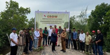 Dukung Restorasi Pesisir, SKK Migas Sumbagut dan KKKS Wilayah Riau Lanjutkan Penanaman 800 Mangrove di Kepulauan Meranti