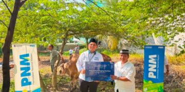 PNM Tebar Syukur, Salurkan Hewan Kurban ke Warga Pekanbaru