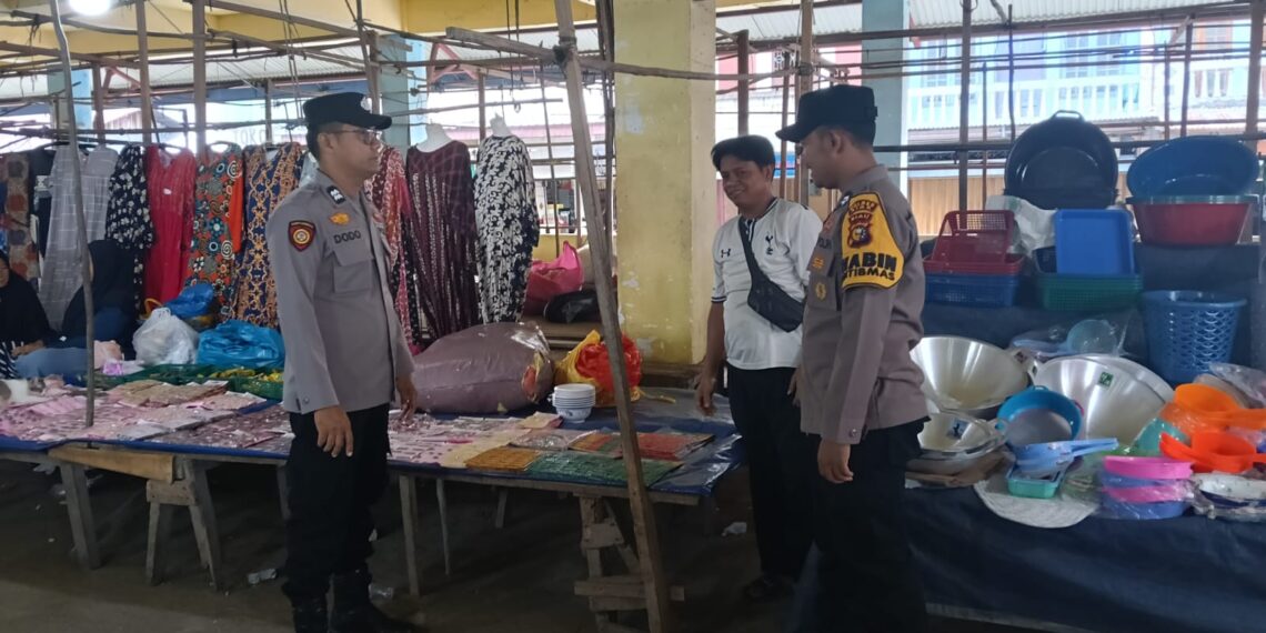 Sasar Objek Vital dan Pasar, Patroli Polsek Sungai Apit Disambut Positif Warga