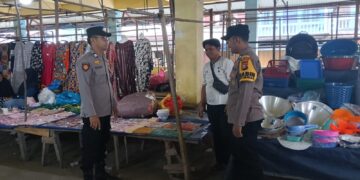 Sasar Objek Vital dan Pasar, Patroli Polsek Sungai Apit Disambut Positif Warga