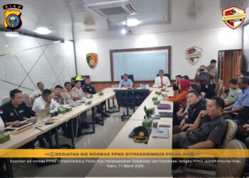 POLDA RIAU PERKUAT SINERGI DENGAN PPNS MELALUI RAPAT KOORDINASI DAN SOSIALISASI IMPLEMENTASI KUHAP BARU
