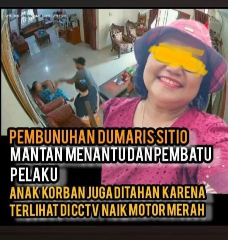 Sadis! Lansia Tewas Bersimbah Darah di Rumahnya, Komplotan Curas Terekam CCTV di Pekanbaru