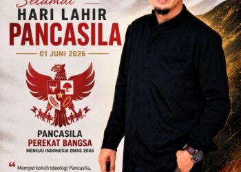 Peringatan Hari Lahir Pancasila 1 Juni 2026 Andi Champay: Pancasila Harus Menjadi Tuntunan Sikap, Bukan Sekadar Slogan