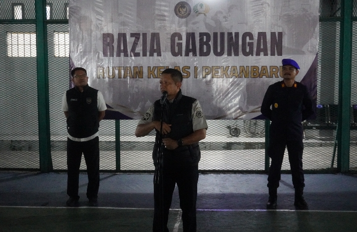 Rutan Pekanbaru Gelar Razia Gabungan Bersama APH, Perkuat Keamanan dan Komitmen Berantas Barang Terlarang
