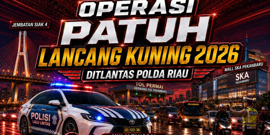 Operasi Patuh Lancang Kuning 2026 Digelar Serentak di Riau, Fokus pada 10 Sasaran Prioritas Pelanggaran Lalu Lintas