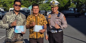 Apel Jam Pimpinan Dirangkaikan Pelepasan Purnabakti AKP Darmainil dan AKP Jalinus, Dirlantas Polda Riau Tekankan Profesionalisme dan Pengabdian