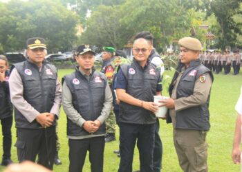 Satukan Langkah Perangi Narkoba Bersama, Kalapas Pekanbaru Hadiri Apel Kesiapsiagaan Satgas Anti Narkoba Kota Pekanbaru