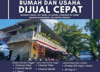 Kedai Kopi Kapitol di Jalan Kapitol Padang Terubuk Ditawarkan untuk Dijual, Lokasi Strategis di Jantung Aktivitas Senapelan