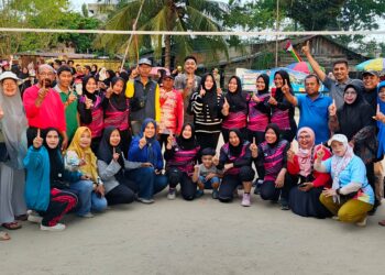 Tumbangkan Rival di Final, Tim Putri Bambu Kuning Sabet Juara Turnamen Olahraga Antar-Kelurahan Tenayan Raya