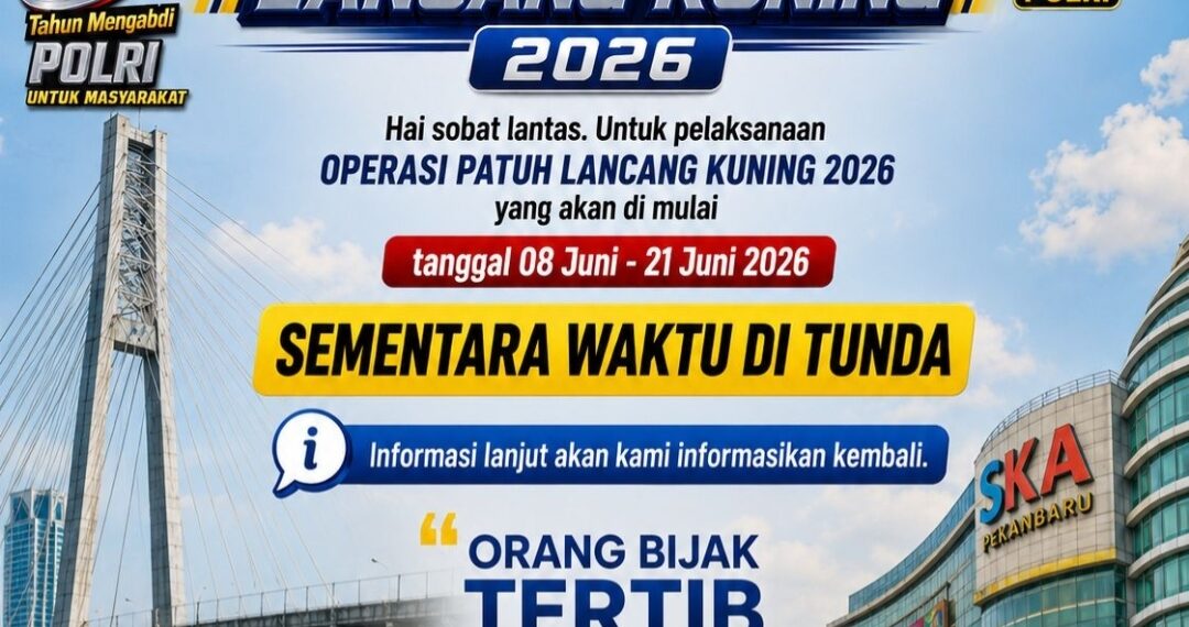 Korlantas Polri Tunda Operasi Patuh 2026, Masyarakat Diminta Tetap Disiplin di Jalan Raya