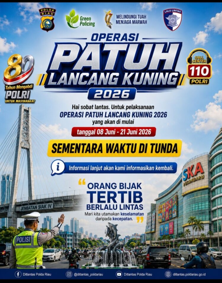 Korlantas Polri Tunda Operasi Patuh 2026, Masyarakat Diminta Tetap Disiplin di Jalan Raya