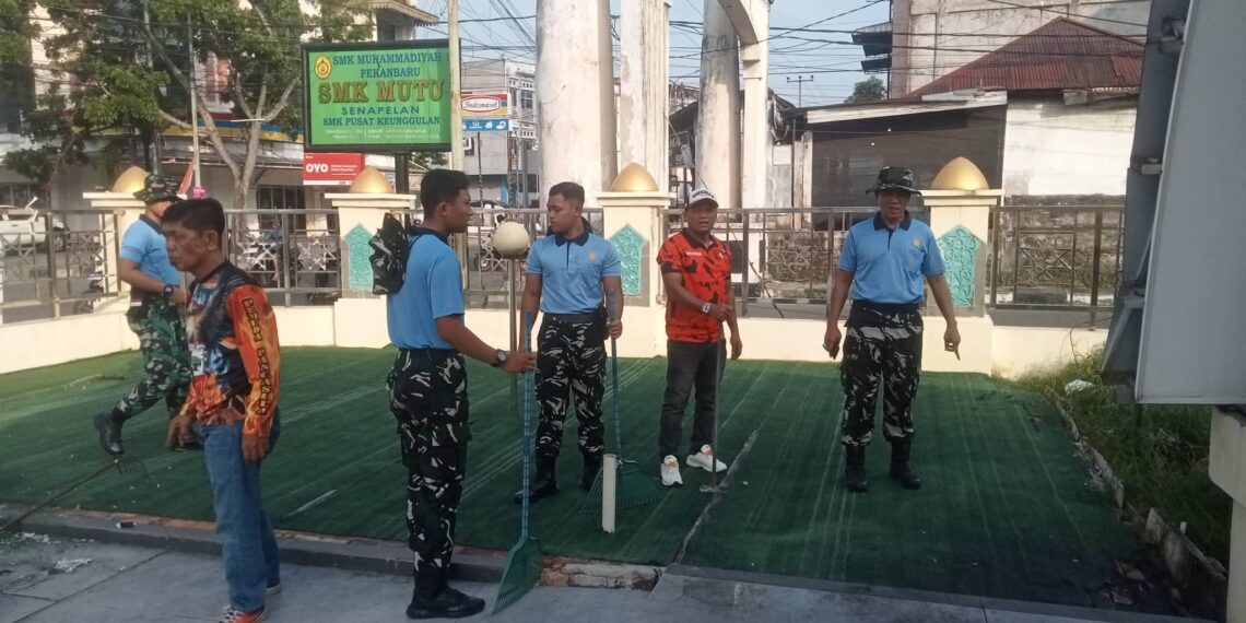 TNI AU dan Pemuda Pancasila Kampung Dalam Perkuat Budaya Gotong Royong, Warga Beri Apresiasi Tinggi
