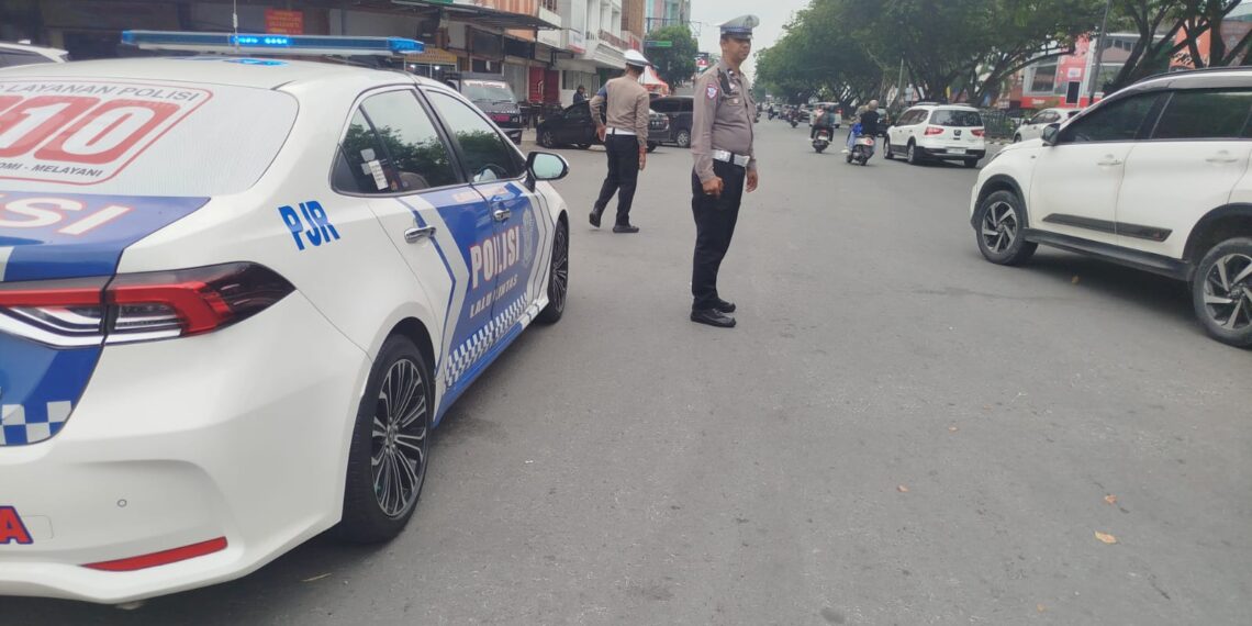 Weekend, Ciptakan Lalu Lintas Aman, Ditlantas Polda Riau Tingkatkan Patroli Hingga Malam Hari