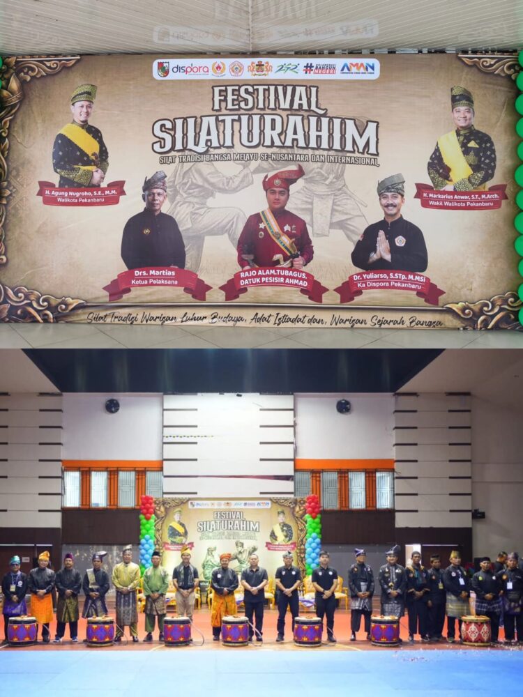 Festival Silaturahim Silat Tradisi Bangsa Melayu Perkuat Pelestarian Warisan Budaya di Kota Pekanbaru