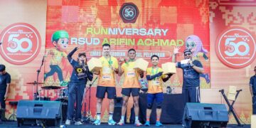 Prajurit Kodim 0301/Pekanbaru Torehkan Prestasi di Ajang Lari 5K RSUD Arifin Achmad