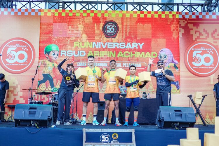 Prajurit Kodim 0301/Pekanbaru Torehkan Prestasi di Ajang Lari 5K RSUD Arifin Achmad