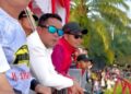 Festival unik ketinting boat racing resmi di buka Bupati Pelalawan di desa Kuala terusan