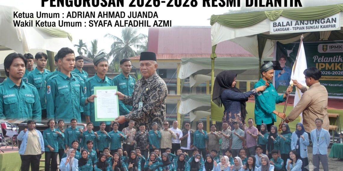 IKATAN PELAJAR MAHASISWA KECAMATAN LANGGAM PENGURUSAN 2026-2028 RESMI DILANTIK