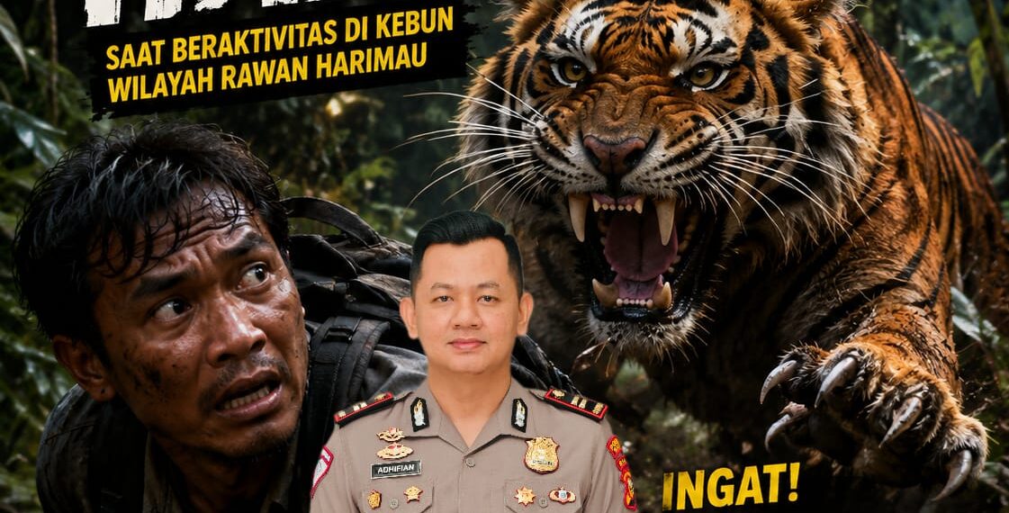 Nyaris Tewas Diterkam Harimau, Hari Harianto Dievakuasi ke RSUD Tengku Rafian Siak