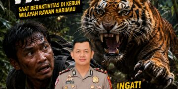 Nyaris Tewas Diterkam Harimau, Hari Harianto Dievakuasi ke RSUD Tengku Rafian Siak