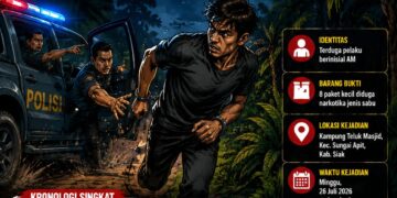 Terduga Pengedar Sabu Lolos Saat Pengembangan Kasus, Polisi Kejar Hingga ke Kebun Sawit