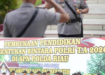 Kapolda Riau Buka Pendidikan Pembentukan Bintara Polri 2026, Tegaskan Lahirkan Bhayangkara Presisi Berintegritas dan Humanis