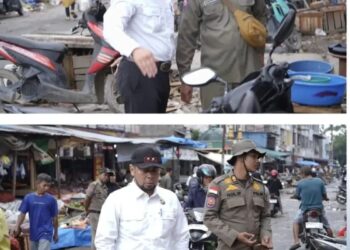 Satpol PP Pekanbaru Kedepankan Pendekatan Humanis dalam Penataan PKL Pasar Kodim