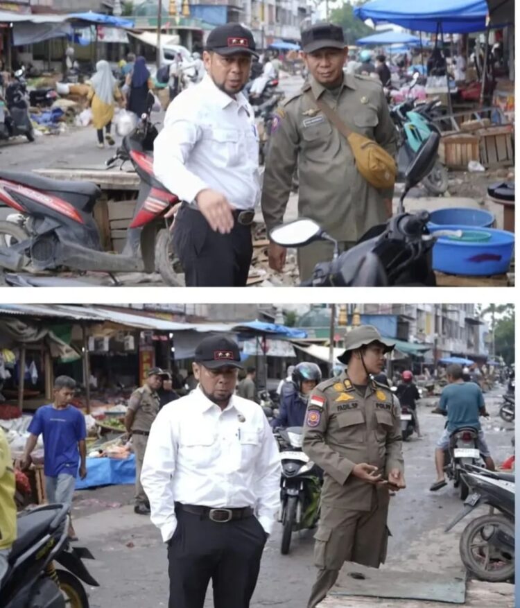 Satpol PP Pekanbaru Kedepankan Pendekatan Humanis dalam Penataan PKL Pasar Kodim