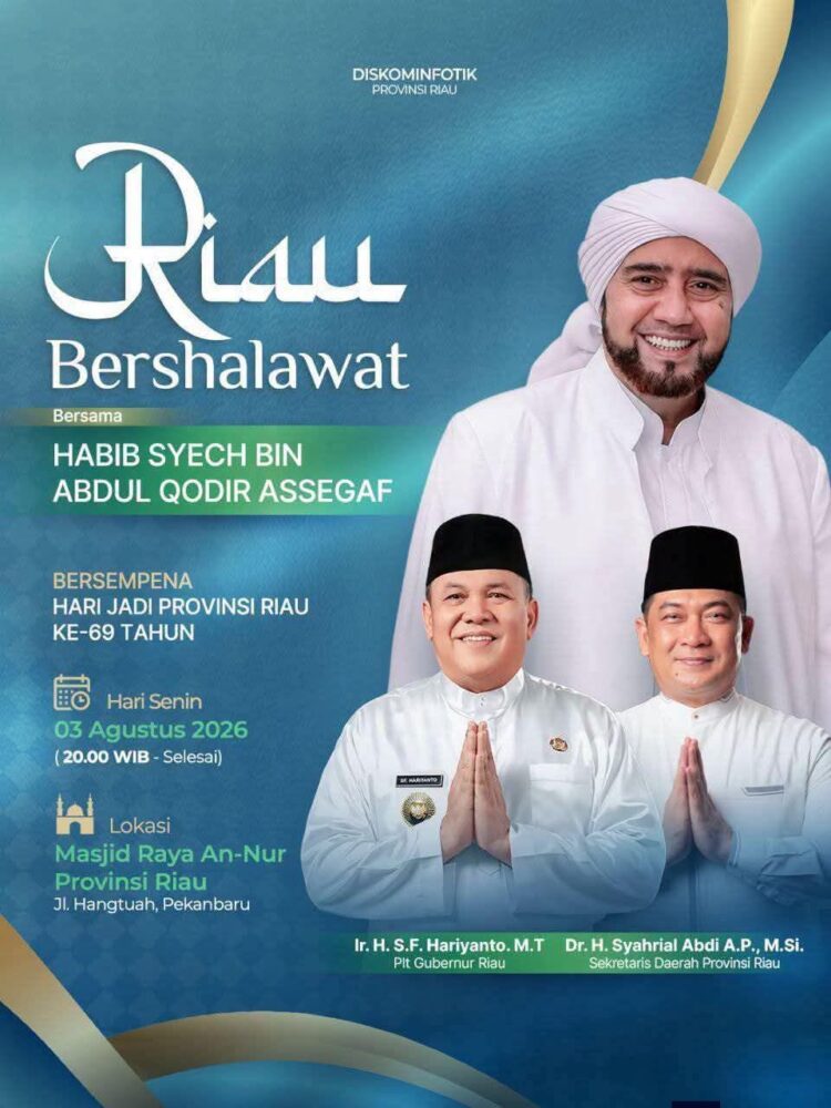 Riau Bershalawat: Merawat Spiritual, Memperkuat Persaudaraan, Meneguhkan Jati Diri Negeri Melayu