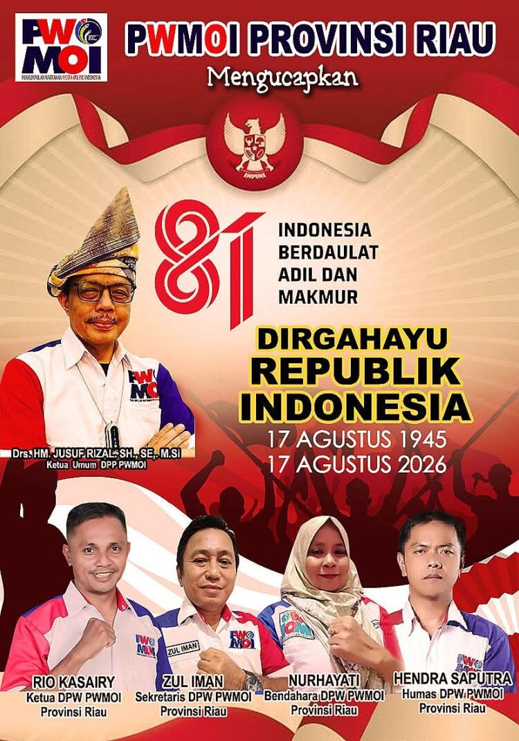 PWMOI  Riau Tegaskan Makna Kemerdekaan: Bukan Sekadar Seremoni, tetapi Amanah Menjaga Persatuan dan Keadilan