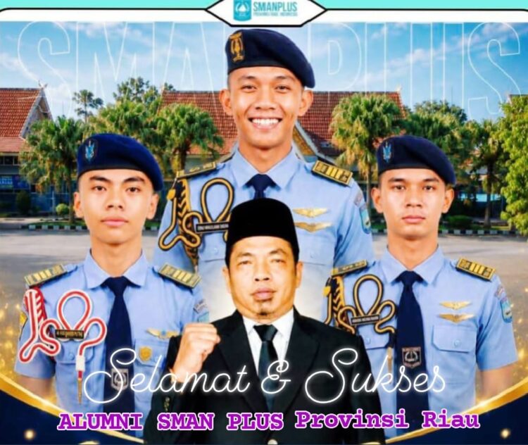 Dari Riau untuk Negeri, Tiga Alumni SMAN Plus Provinsi Riau Lulus AAL dan AAU 2026