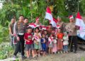 TIM Ekspedisi Merah Putih Presisi Polda Riau Tembus Pedalaman Talang Mamak Kobarkan Semangat Merah Putih Hadirkan Kepedulian Nyata untuk Negeri