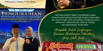 Eri Yono Pengurus Tanjak Bertuah Dilantik Jadi Ketua RT, Siap Mengabdi untuk Warga Tirta Siak