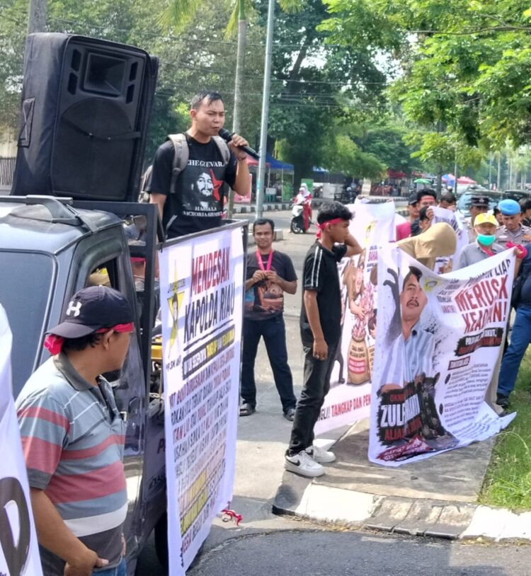 KMPKS dan LSM AMATIR Desak Kapolda Riau Tuntaskan Dugaan Pungli Perbaikan Jalan Rp1,2 Miliar