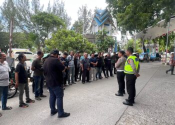 Jumat Barokah Ditlantas Polda Aceh, Hadir Berbagi dan Edukasi Keselamatan Bersama Komunitas Ojek Pangkalan