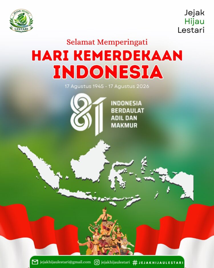 Jejak Hijau Lestari: Memaknai Kemerdekaan dengan Menjaga Bumi Pertiwi