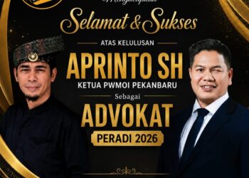 Aprianto, S.H. Lulus UPA 2026, Andi Champay: Jadikan Profesi Advokat sebagai Jalan Pengabdian