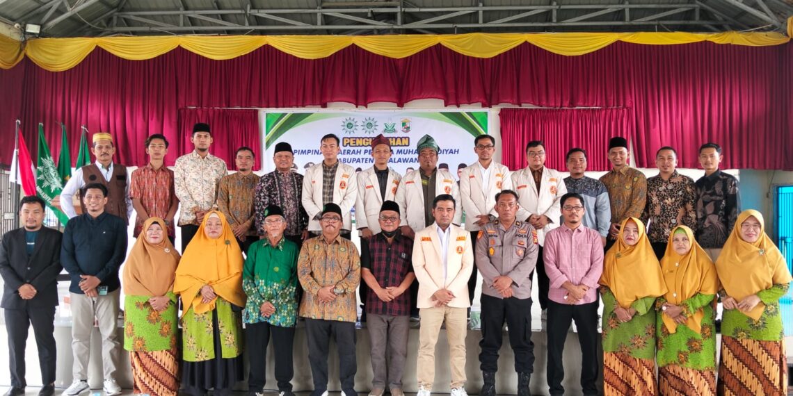 Pemuda Muhammadiyah kabupaten Pelalawan periode 2023-2027 resmi di Lantik