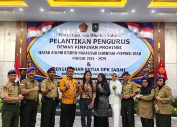 Pengurus IARMI Riau Dilantik, Arif Frans Darmana Tekankan Pentingnya Pengabdian dan Kebangsaan