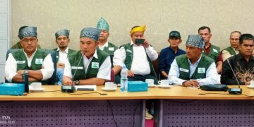 Koptan Lubuk Linong Sampaikan Tuntutan Hak 20 Persen Atas HGU PT. Tumpaun ke DPRD Riau