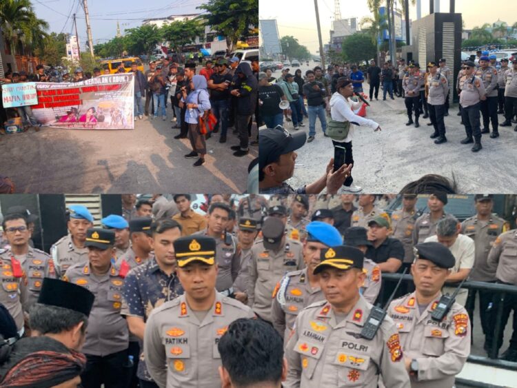 ADUK Kembali Geruduk Polres Dumai, Desak Gelar Perkara Khusus Kasus Penganiayaan Lubuk Gaung
