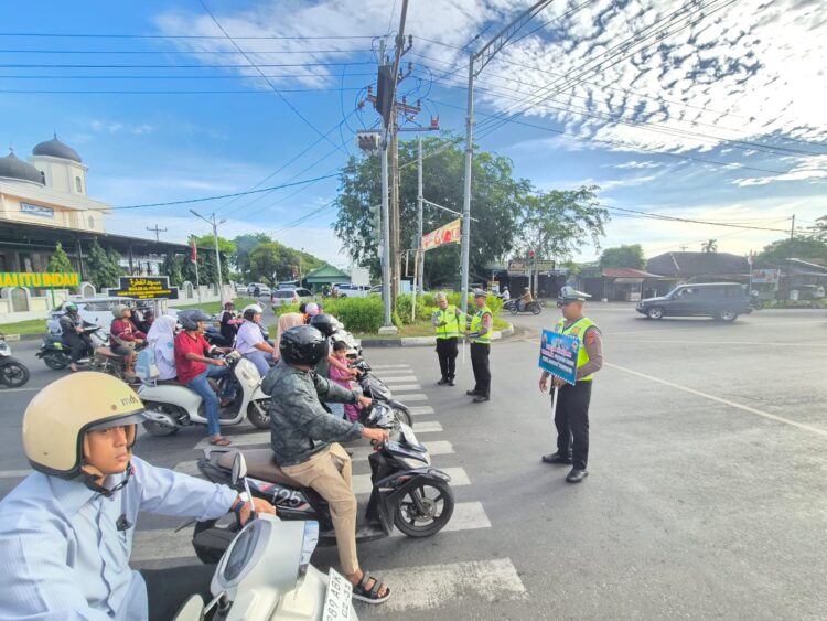 Tak Sekadar Menilang, Polantas Karib Polda Aceh Kedepankan Edukasi Humanis