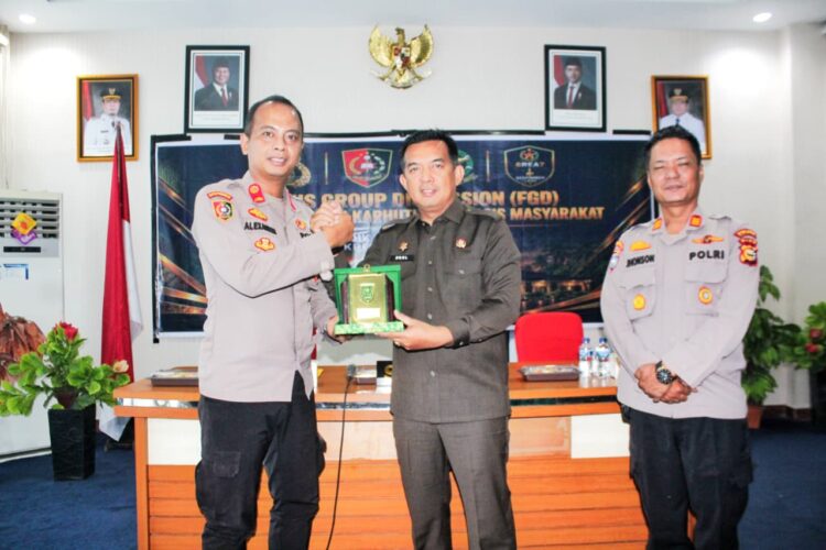 FGD Strategi Mitigasi Karhutla Berbasis Masyarakat, Sespimmen Polri Perkuat Sinergi Bersama Pemda Inhu